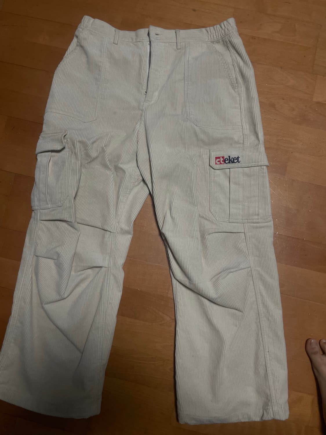 테켓 바지 코듀로이 상품이미지1