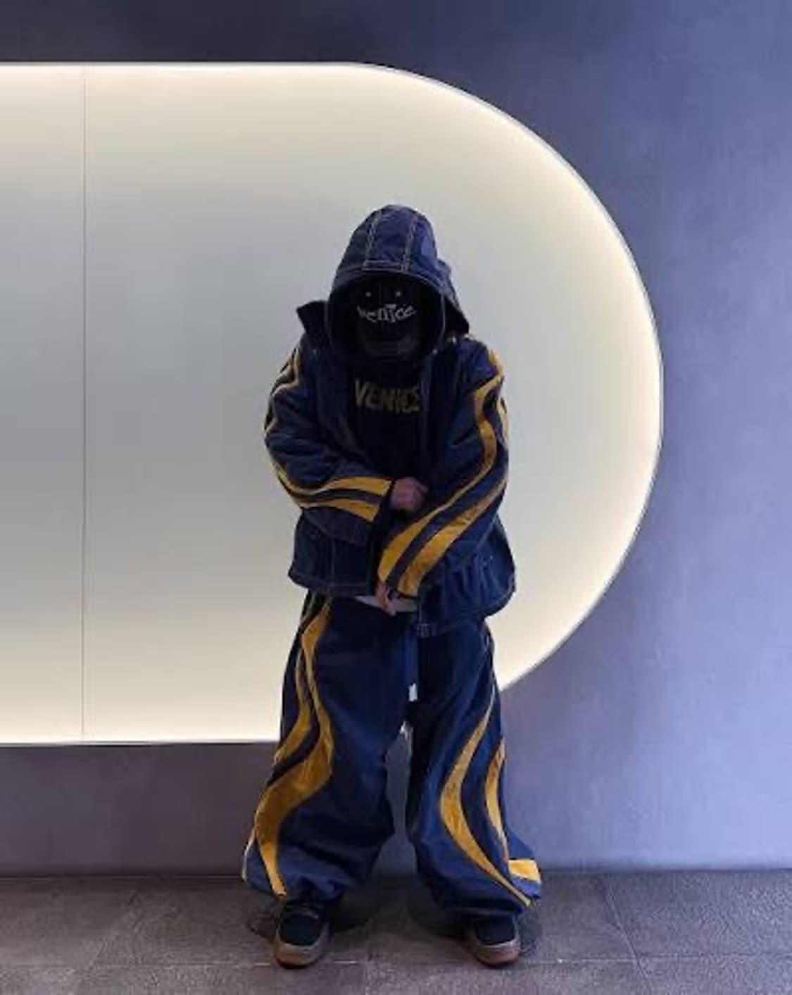 (M) (마지막 가격) ERL UFO 윈드 브레이커 파카 블루 상품이미지1