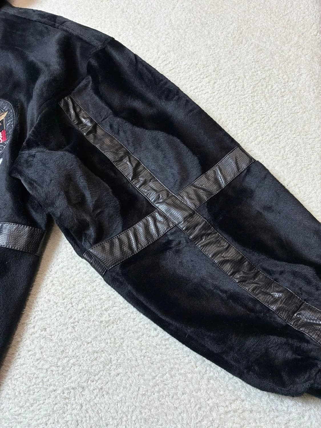 SIMPSON 00's 재팬 단모 블루종 자켓 PN6446 상품이미지7