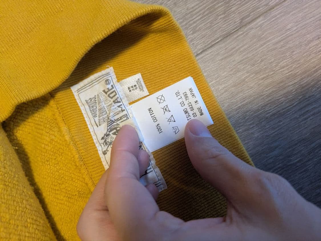 휴먼 메이드 하트 츠리아미 후드 옐로우 상품이미지8