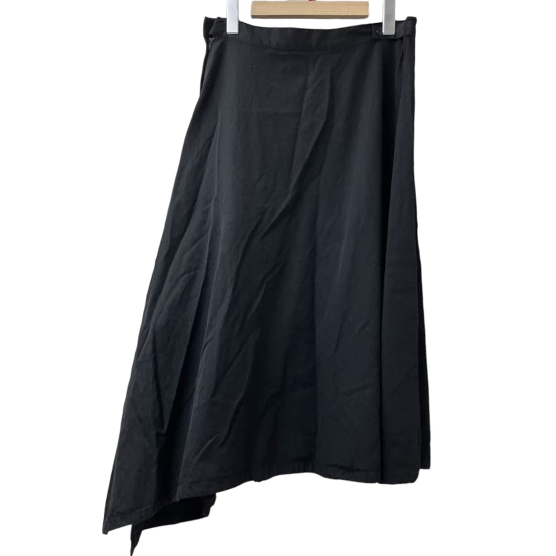 요지 야마모토 와이즈 비대칭 컷아웃 디자인 스커트 상품이미지2