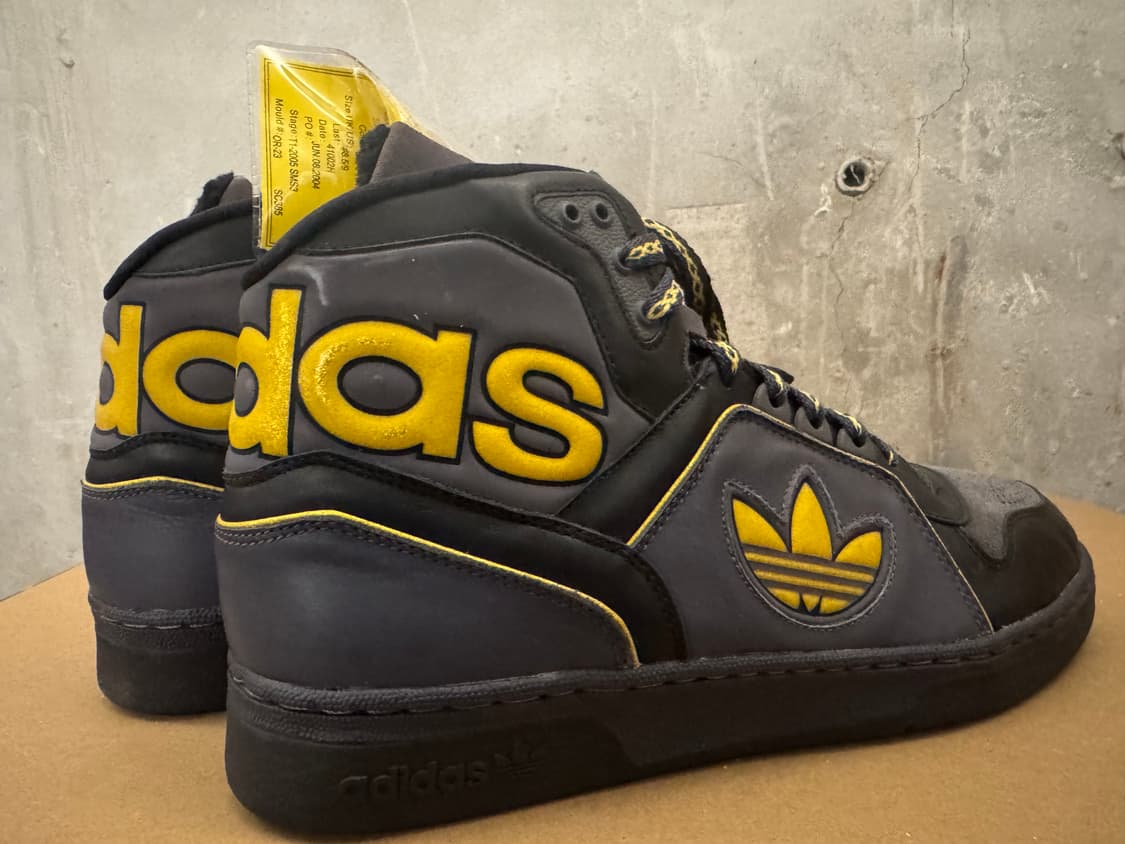 [270] 미착용 프랑스구매 아디다스 엑스타시 하이 블랙/골드 상품이미지4