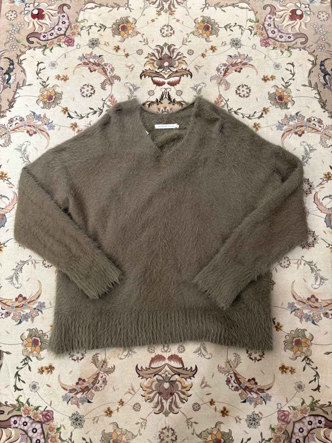 아메리칸홀릭 헤어리 v넥니트 상품이미지1