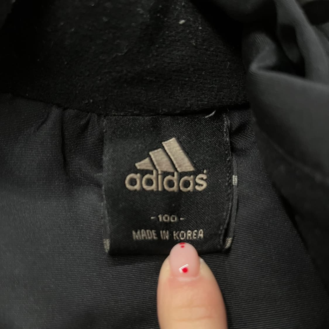 [정품/100] 아디다스 바람막이 패딩 점퍼 블랙 b16 상품이미지7