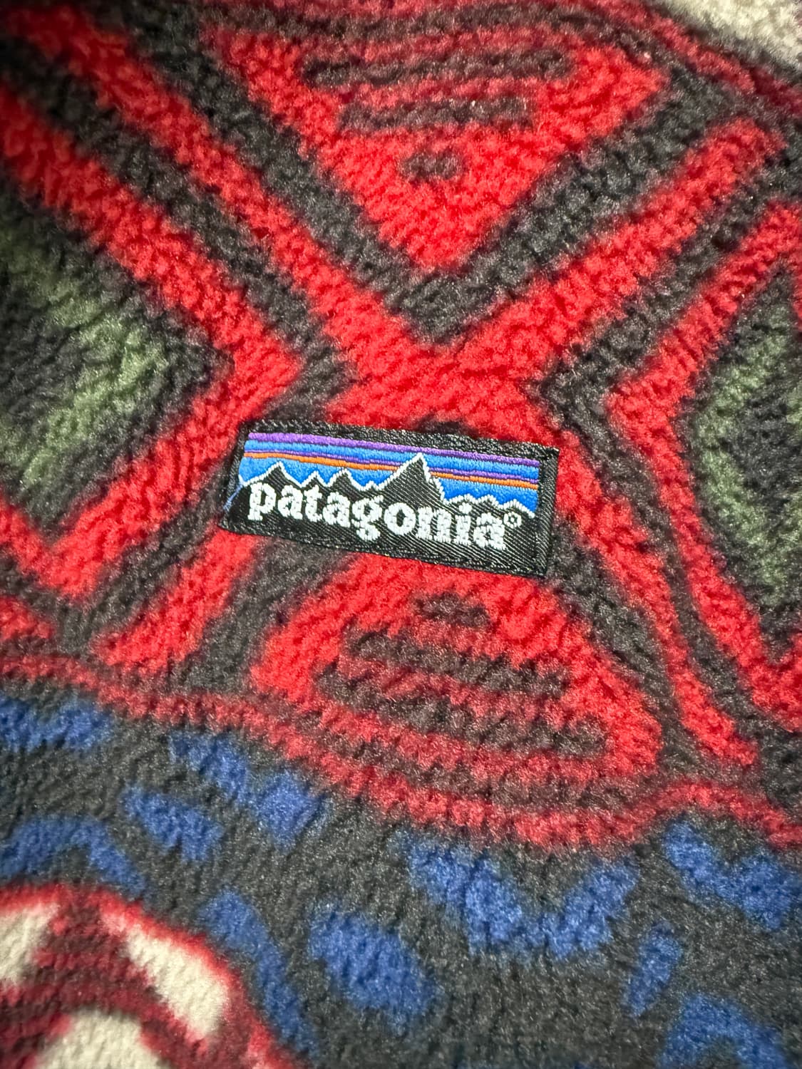 파타고니아 패턴 플리스 풀오버 상품이미지5