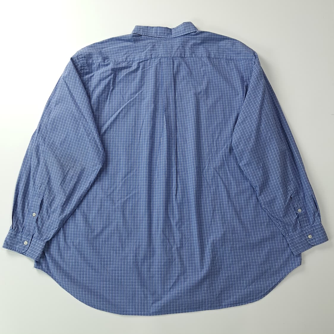 CK632 3XB 폴로 00s 블루 마이크로 타탄체크 셔츠 남방 상품이미지6