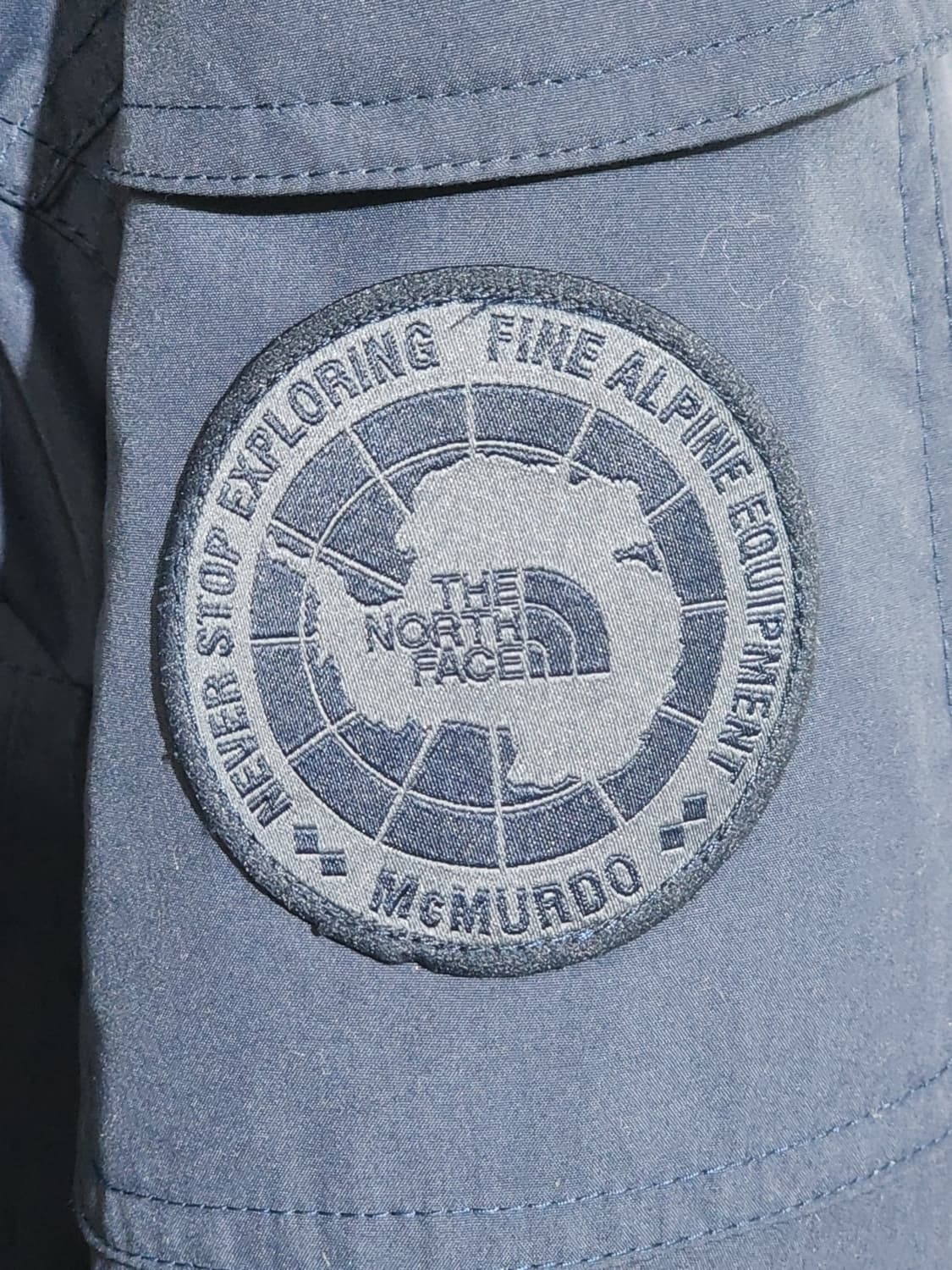 (95) 노스페이스 맥머도 패딩점퍼 네이비 거위털 구스다운 후드자켓  상품이미지5