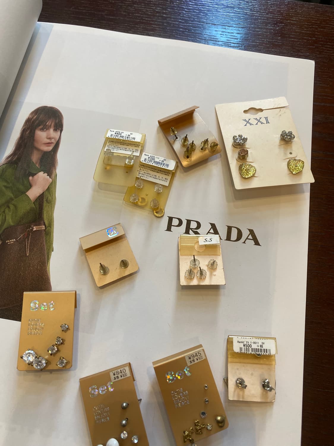 빈티지 침형 귀걸이 피어싱 등 상품이미지5