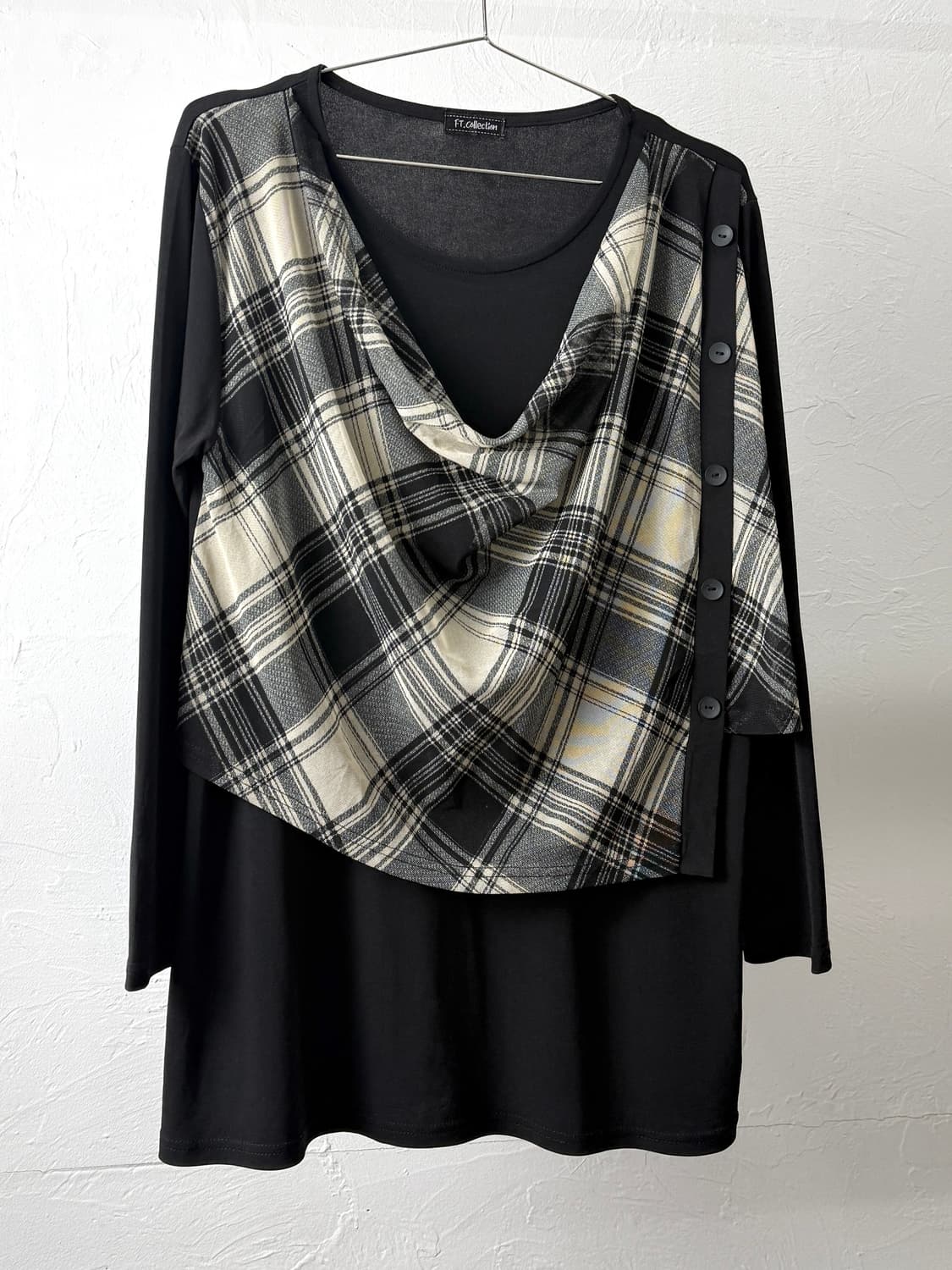 Ft.collection 드레이프 롱 슬리브 상품이미지2