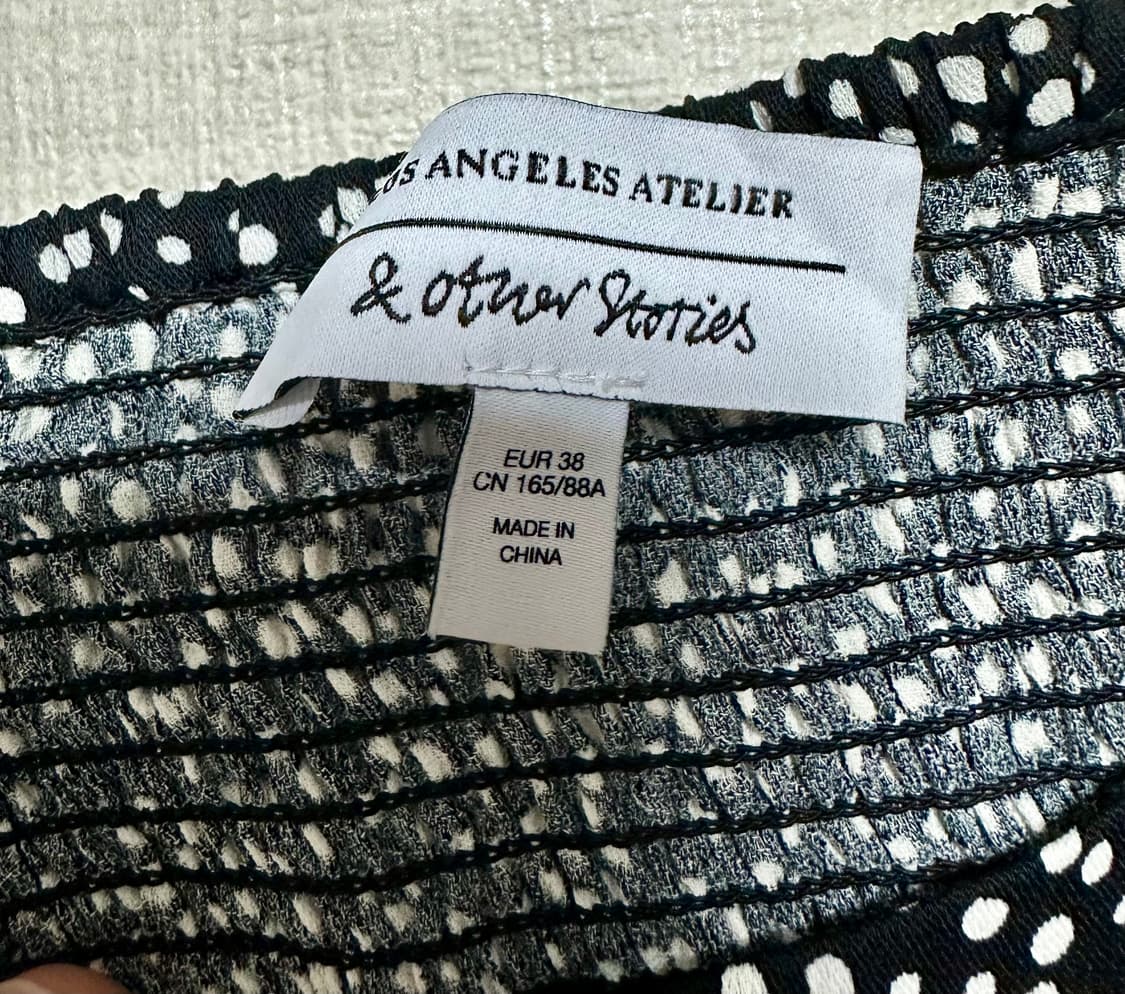 앤아더스토리즈 폴카 도트 블라우스 38 상품이미지3