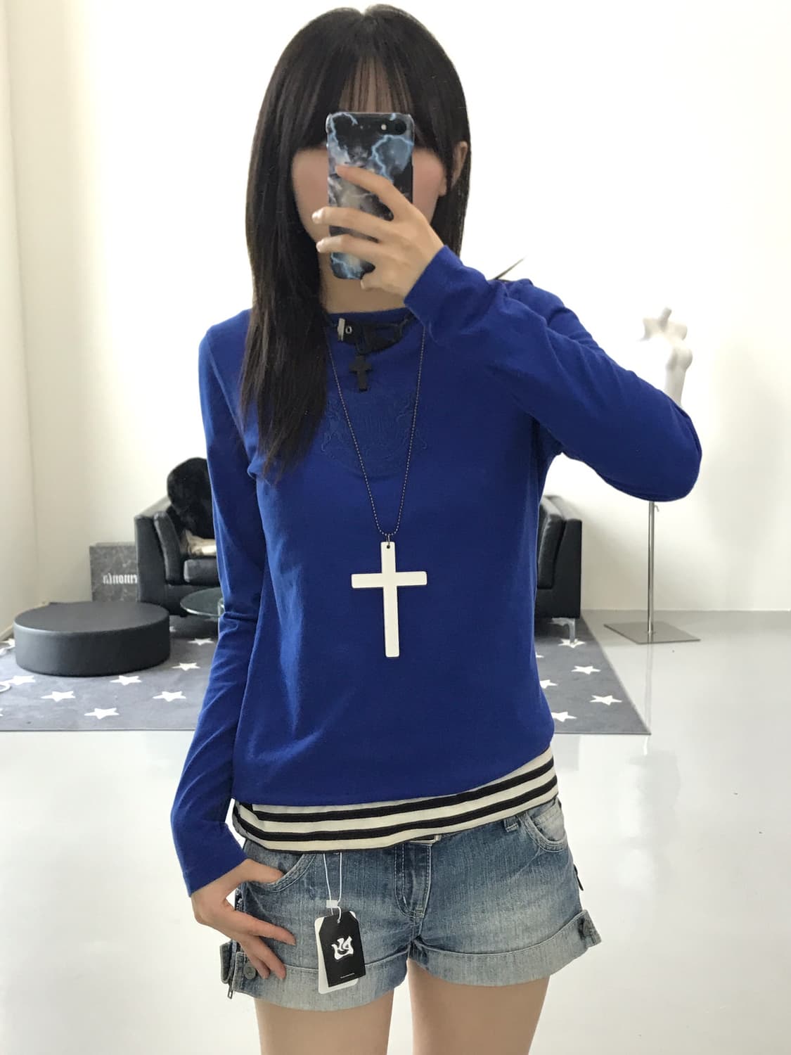 Ralph Lauren Blue Long Sleeve T-Shirts 상품이미지1