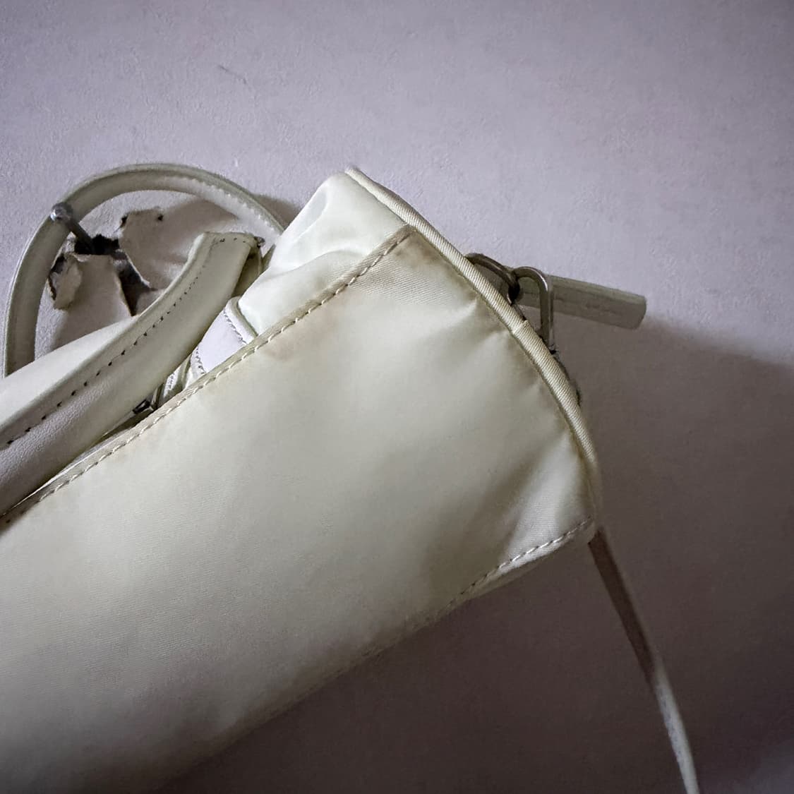 마뗑킴 베이비스포티 토트&크로스백 미니 아이보리 상품이미지6