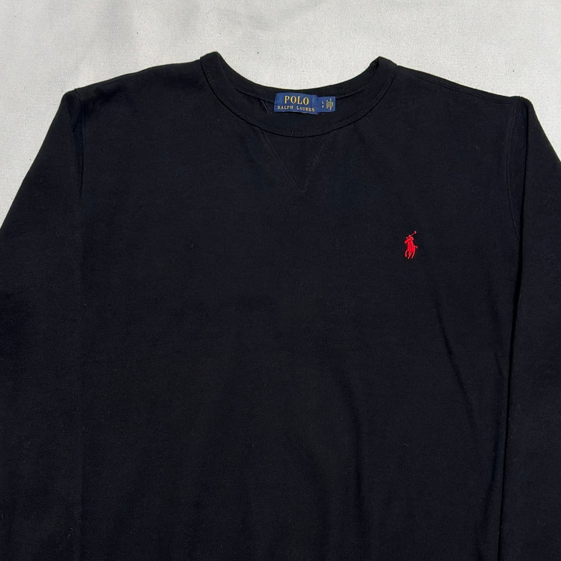 L 폴로랄프로렌 블랙 맨투맨 상품이미지1