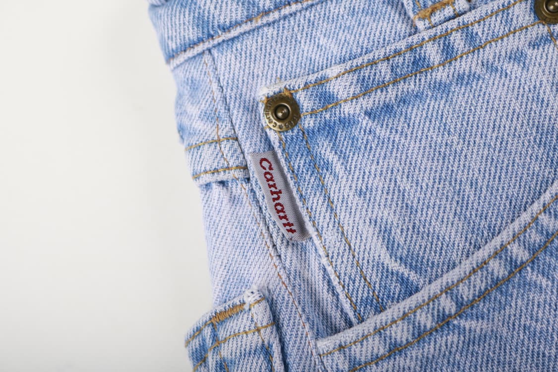 [28인치] 칼하트 리메이크 원턱 와이드 데님팬츠 상품이미지4