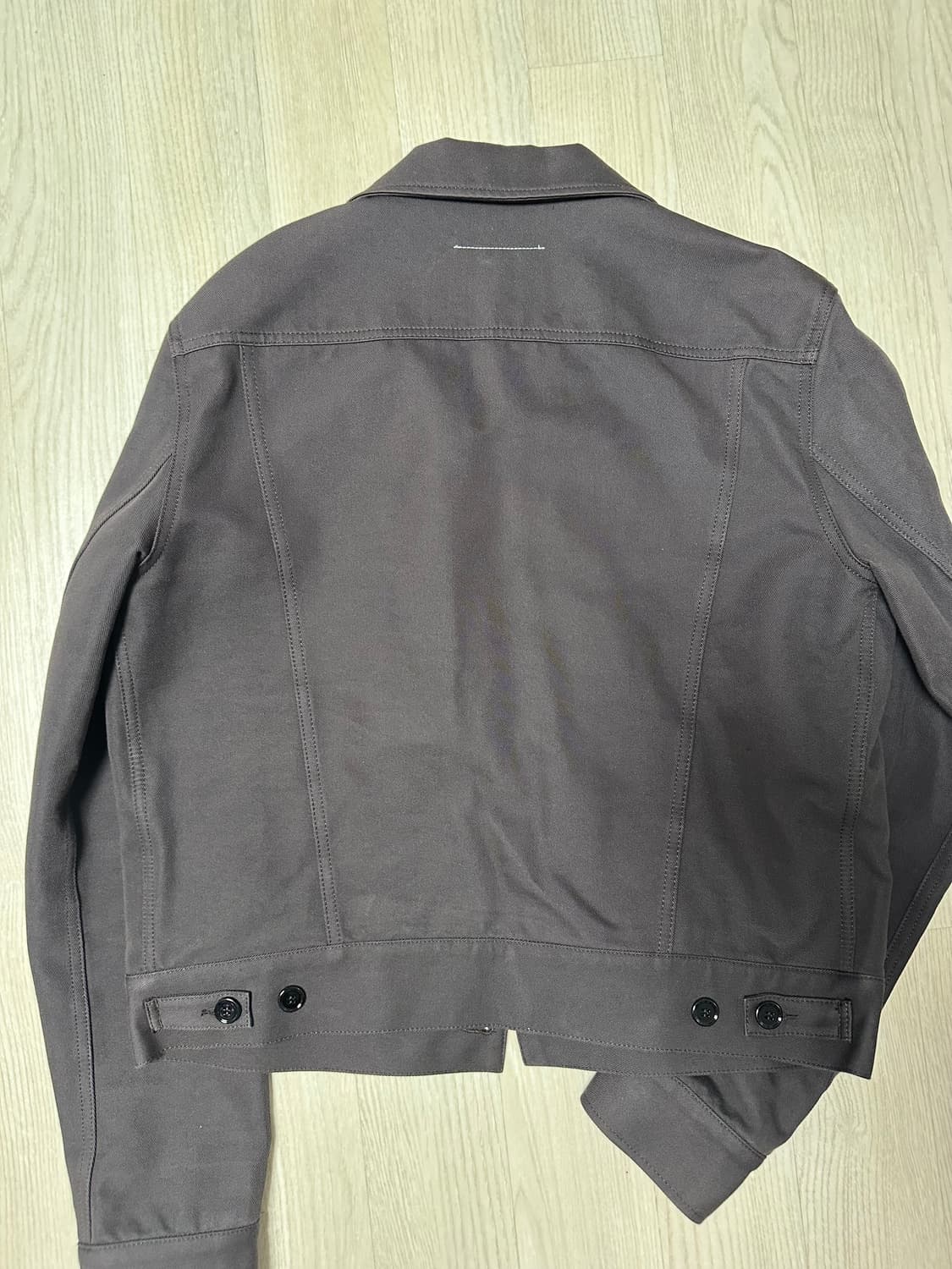 [50사이즈/2회착] MM6 스티치 코튼 자켓 브라운 상품이미지2