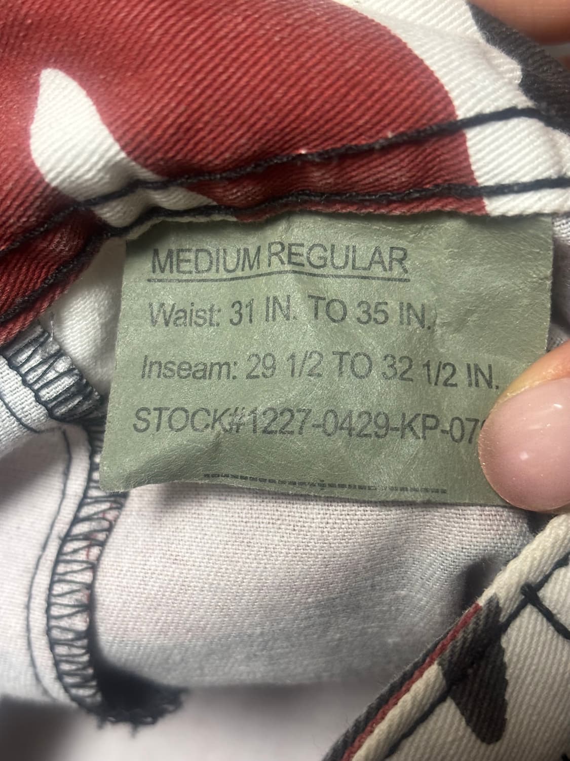 rothco 레드 카고 팬츠 31 to 35 상품이미지5