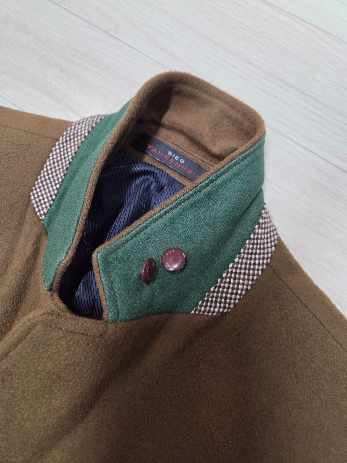 남성100 자이크 파렌하이트 정장하프코트  상품이미지9