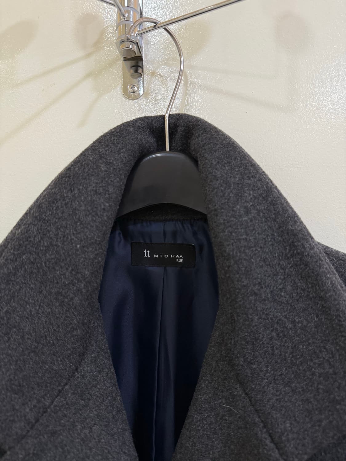 잇미샤 그레이 더블 반코트 정품 상품이미지4