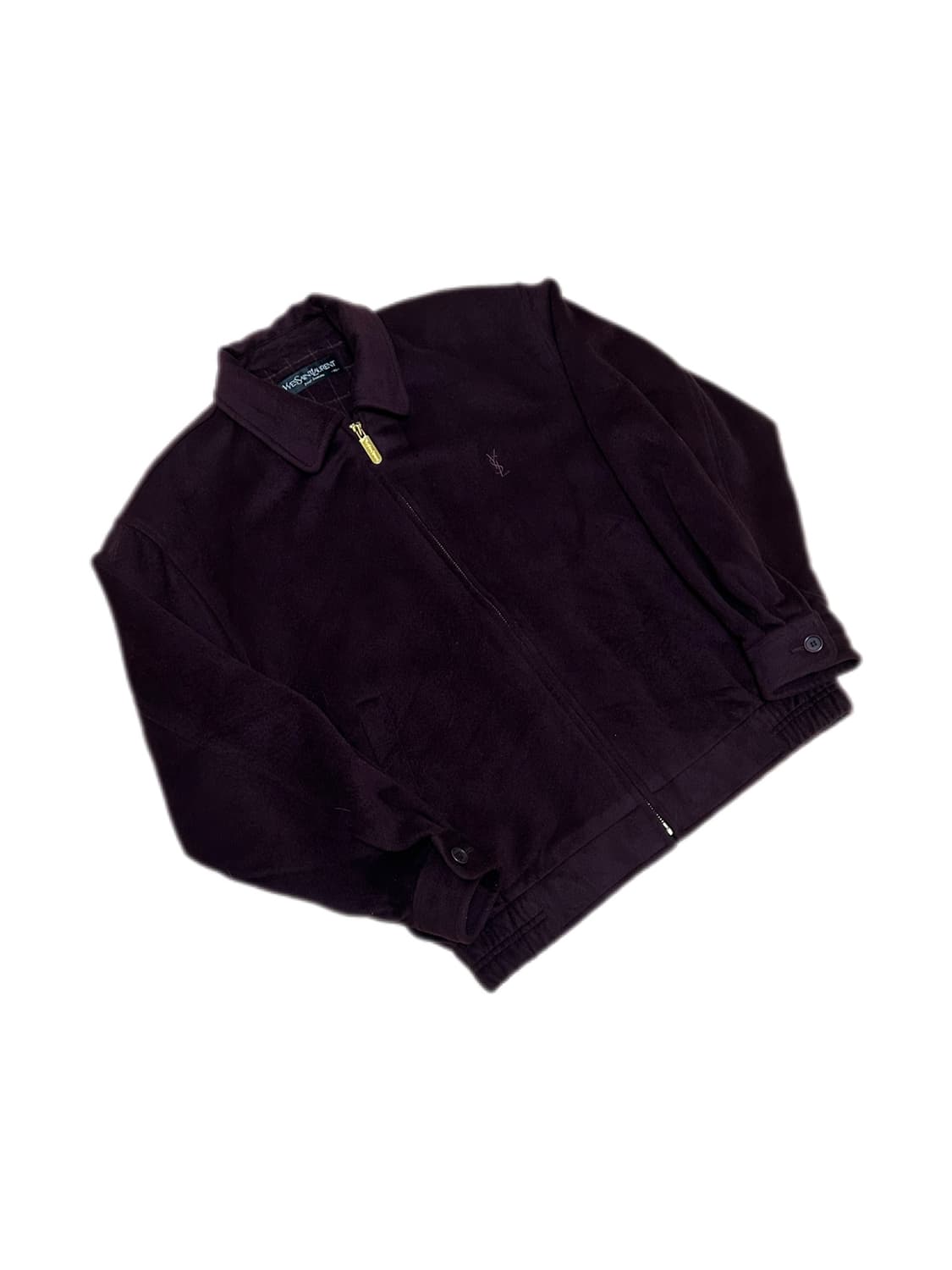 입생로랑 뿌르 옴므 딥퍼플 캐시미어 집업 자켓 상품이미지1