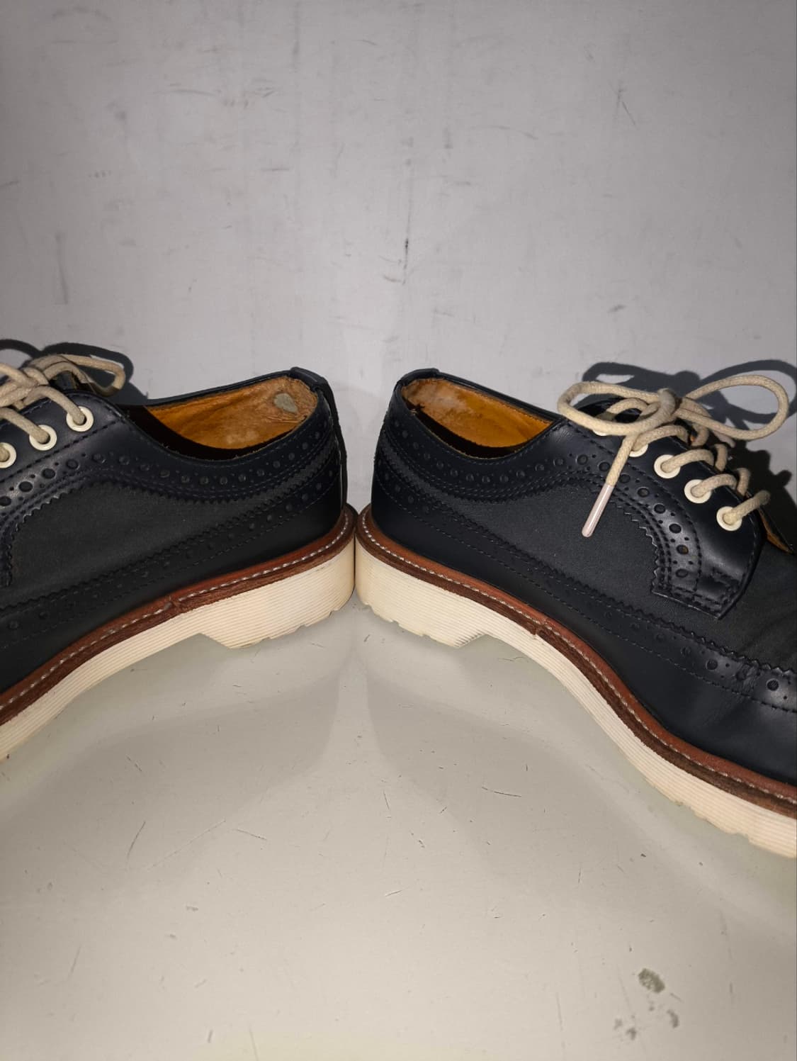 uk5 240mm 닥터마틴 알프레드 윙팁 네이비 상품이미지7