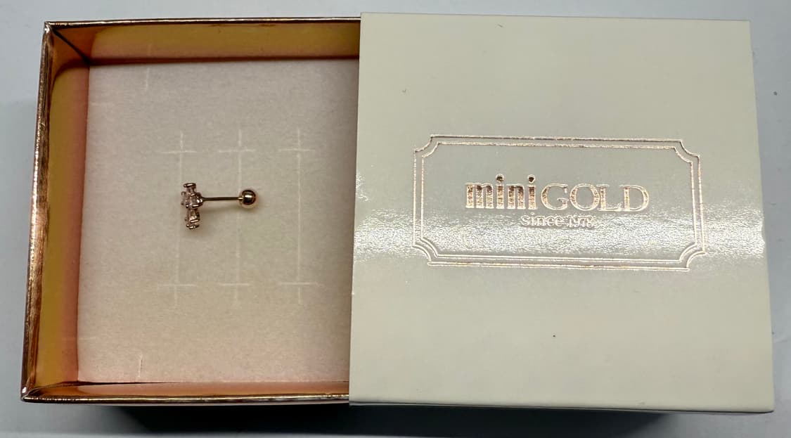 [급처,새상품]미니골드 14k 금 피어싱 상품이미지4