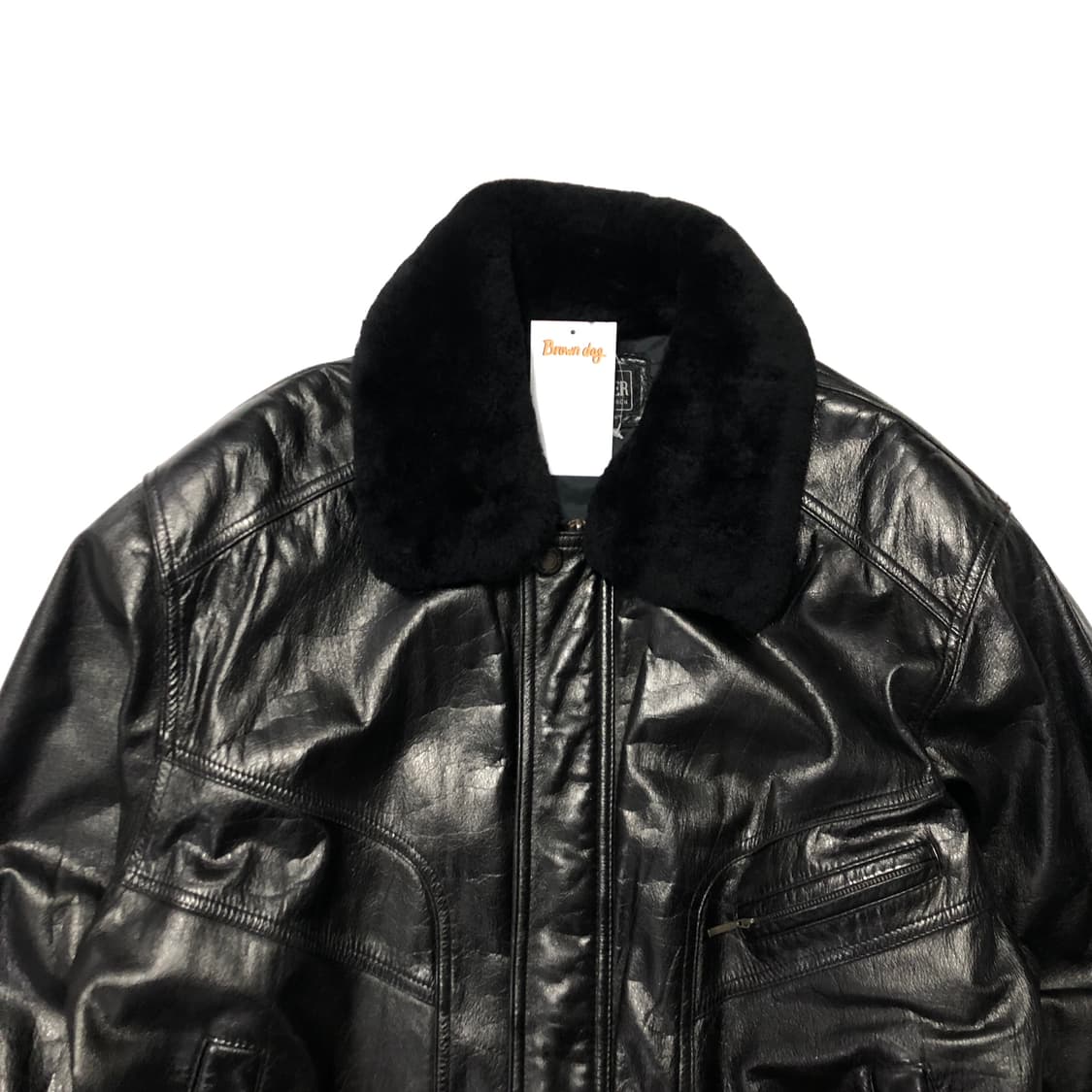 A2 레더 봄버자켓 상품이미지4