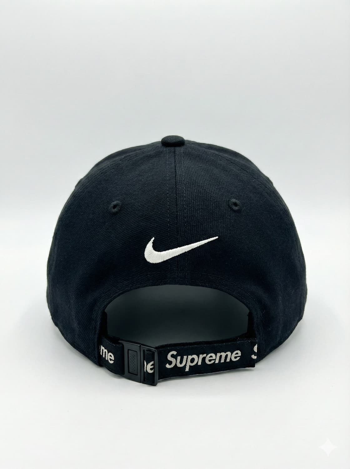슈프림 x 나이키 ACG 데님 6패널 볼캡 블랙 상품이미지2