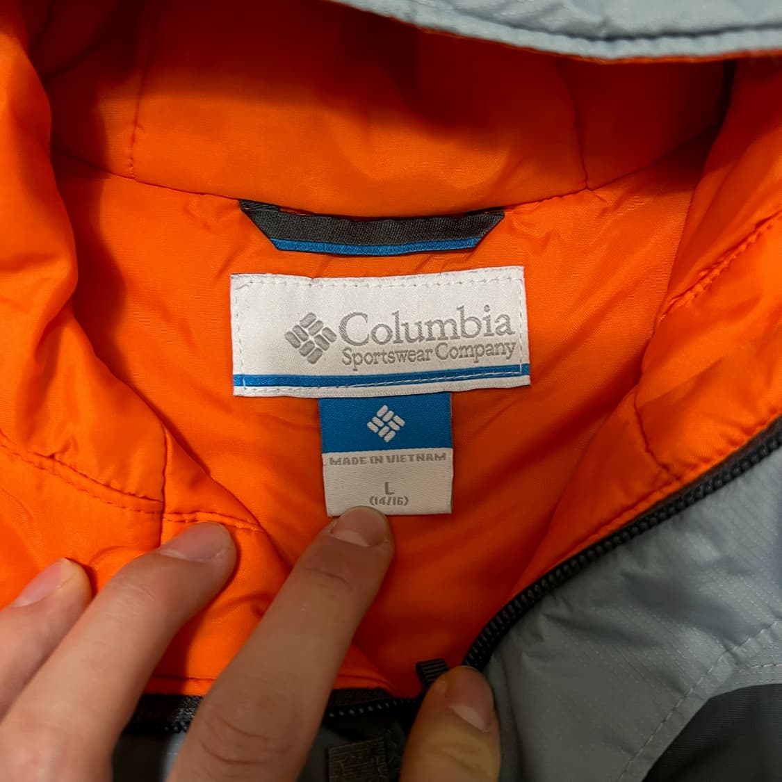 컬럼비아 남성 로고 바람막이 자켓 L/100  상품이미지5