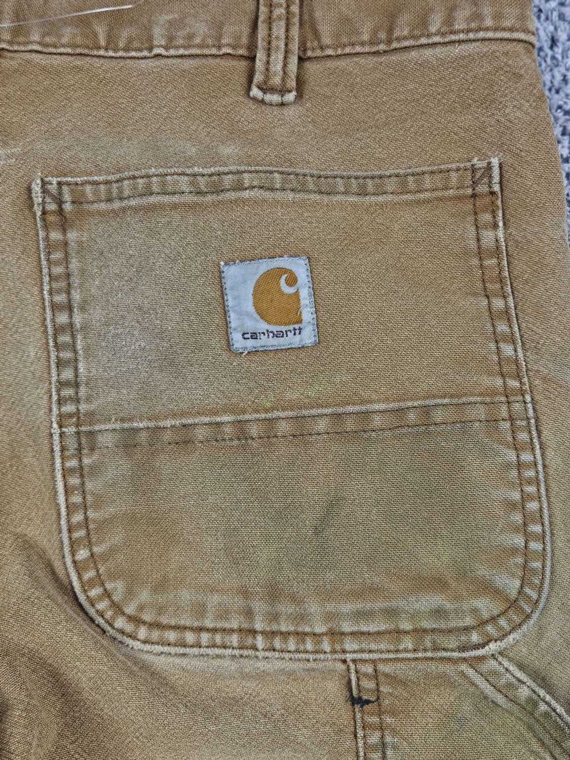 칼하트 덕 캔버스 더블니 카펜터 워크 팬츠 (32 X 32)/ 10169 상품이미지8