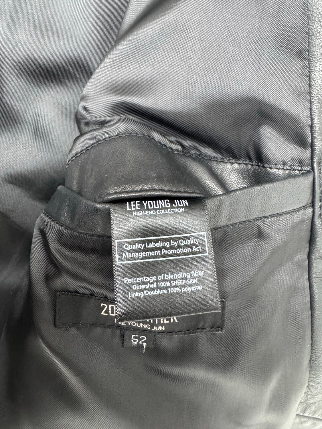 •206 LEATHER 양가죽 라이더 자켓 상품이미지9