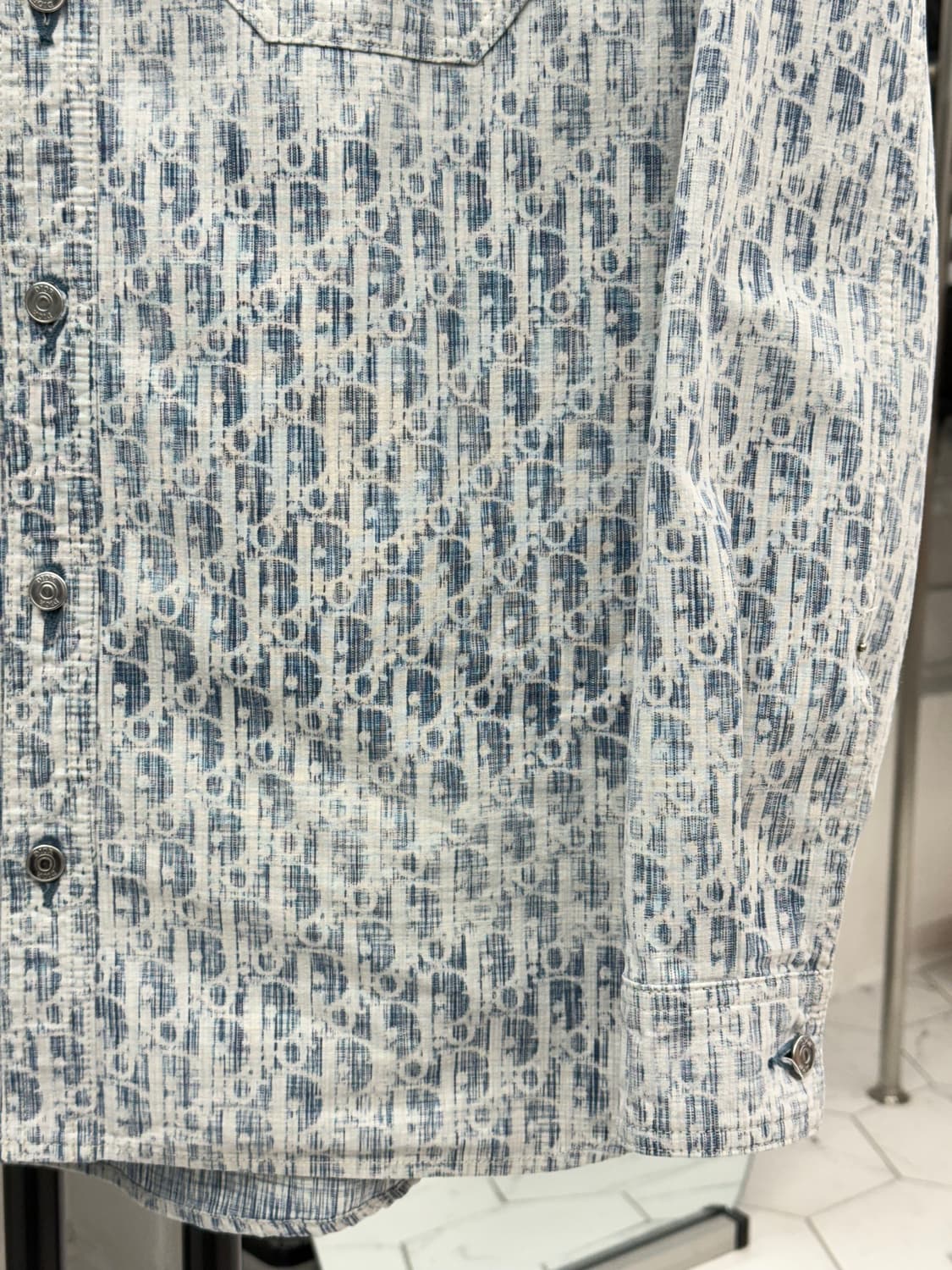 [41] 디올 오블리크 카스리 코튼 오버셔츠 상품이미지6