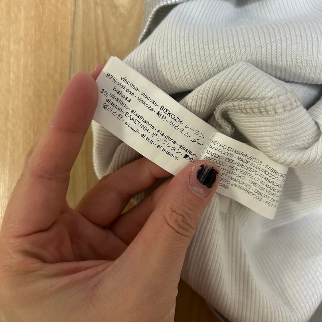 자라 민소매 나시 실버 상품이미지3