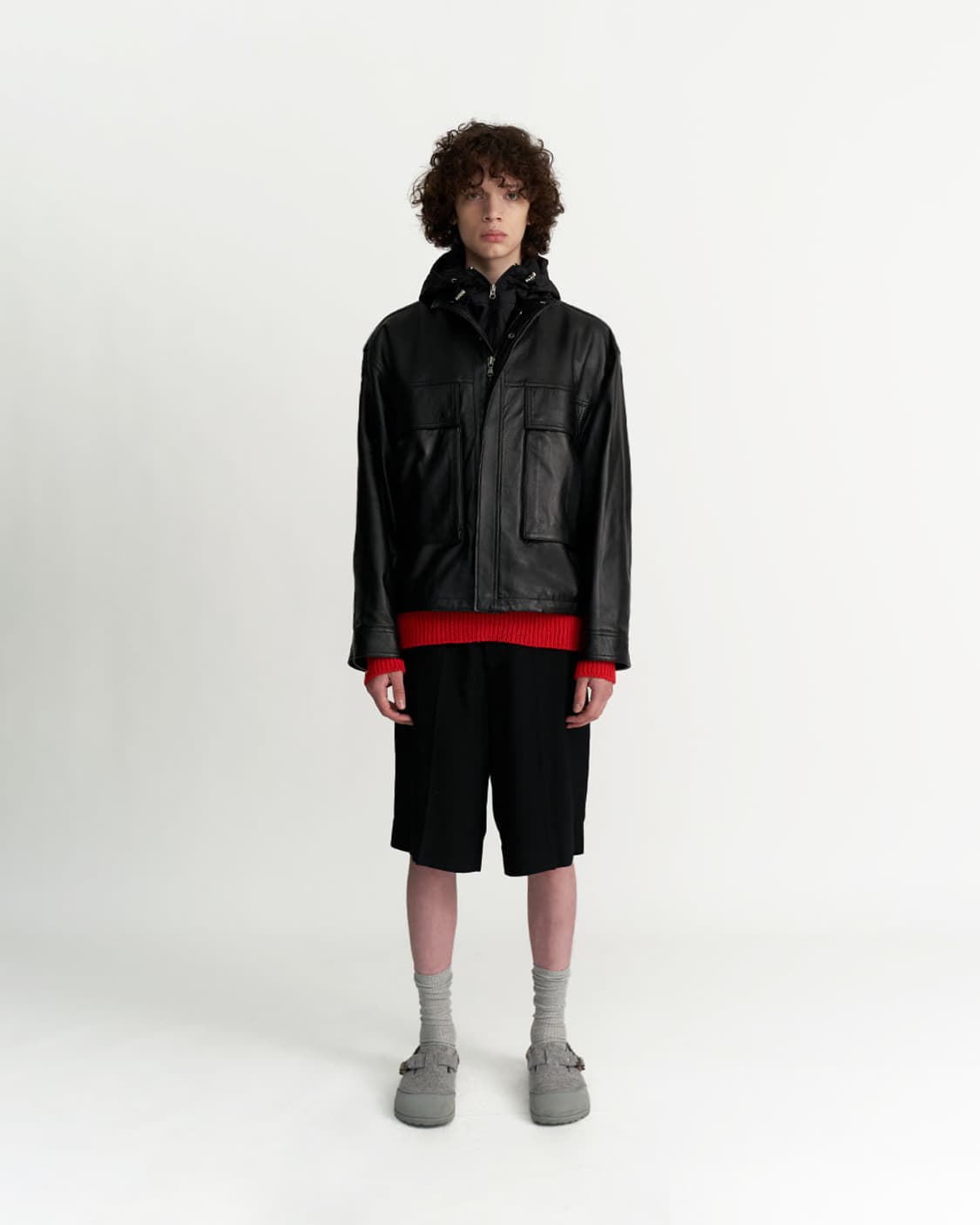 센세이센 이탈리아 램스킨 점퍼 상품이미지2