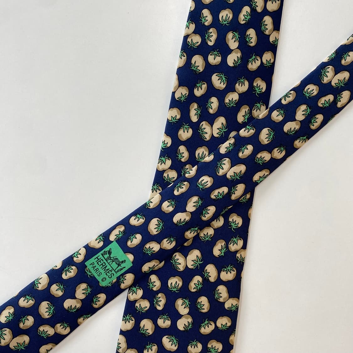 에르메스 정품 넥타이 명품(HERMES) 8.3cm 상품이미지4