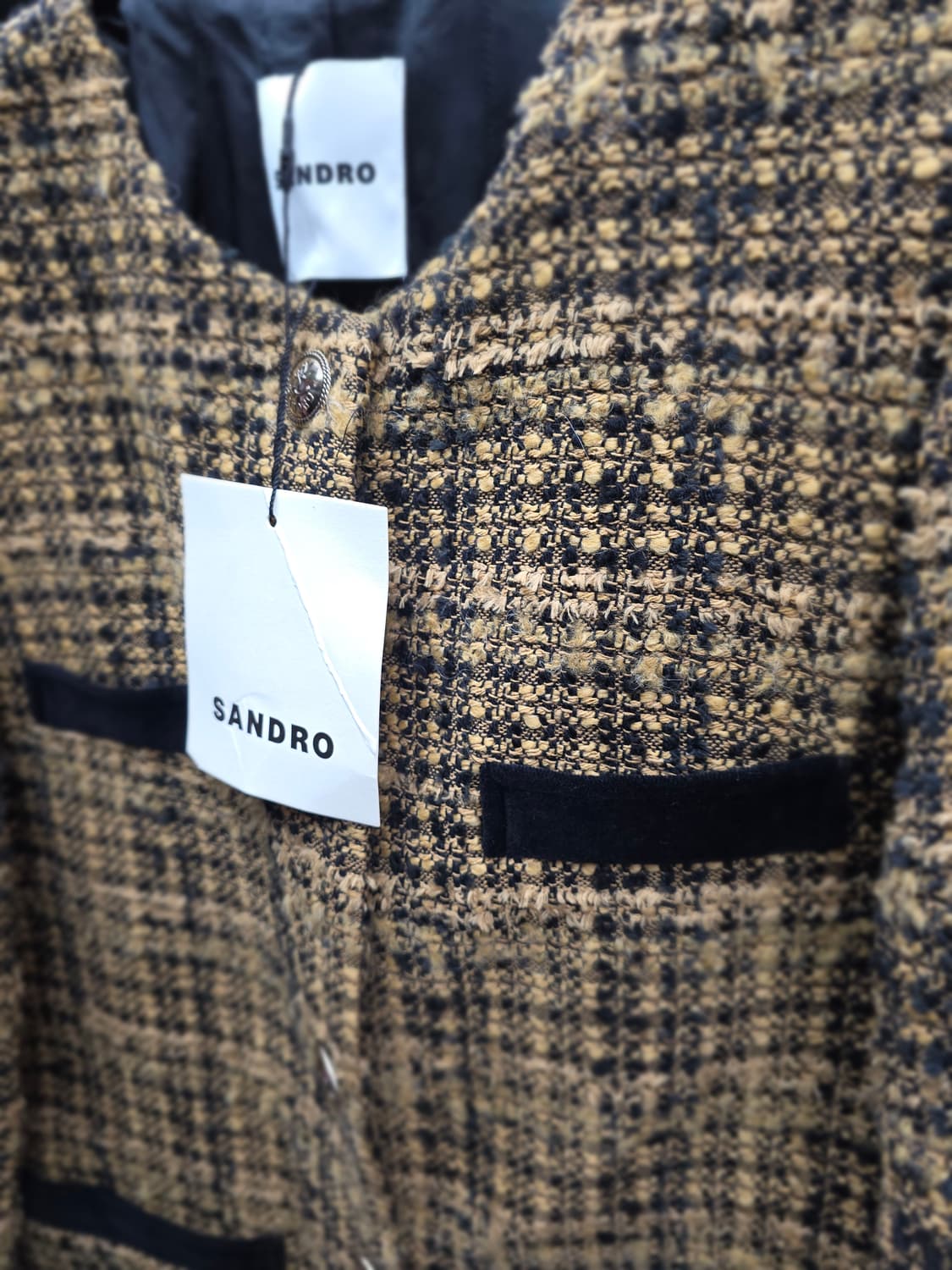 산드로 트위드자켓 36 상품이미지3