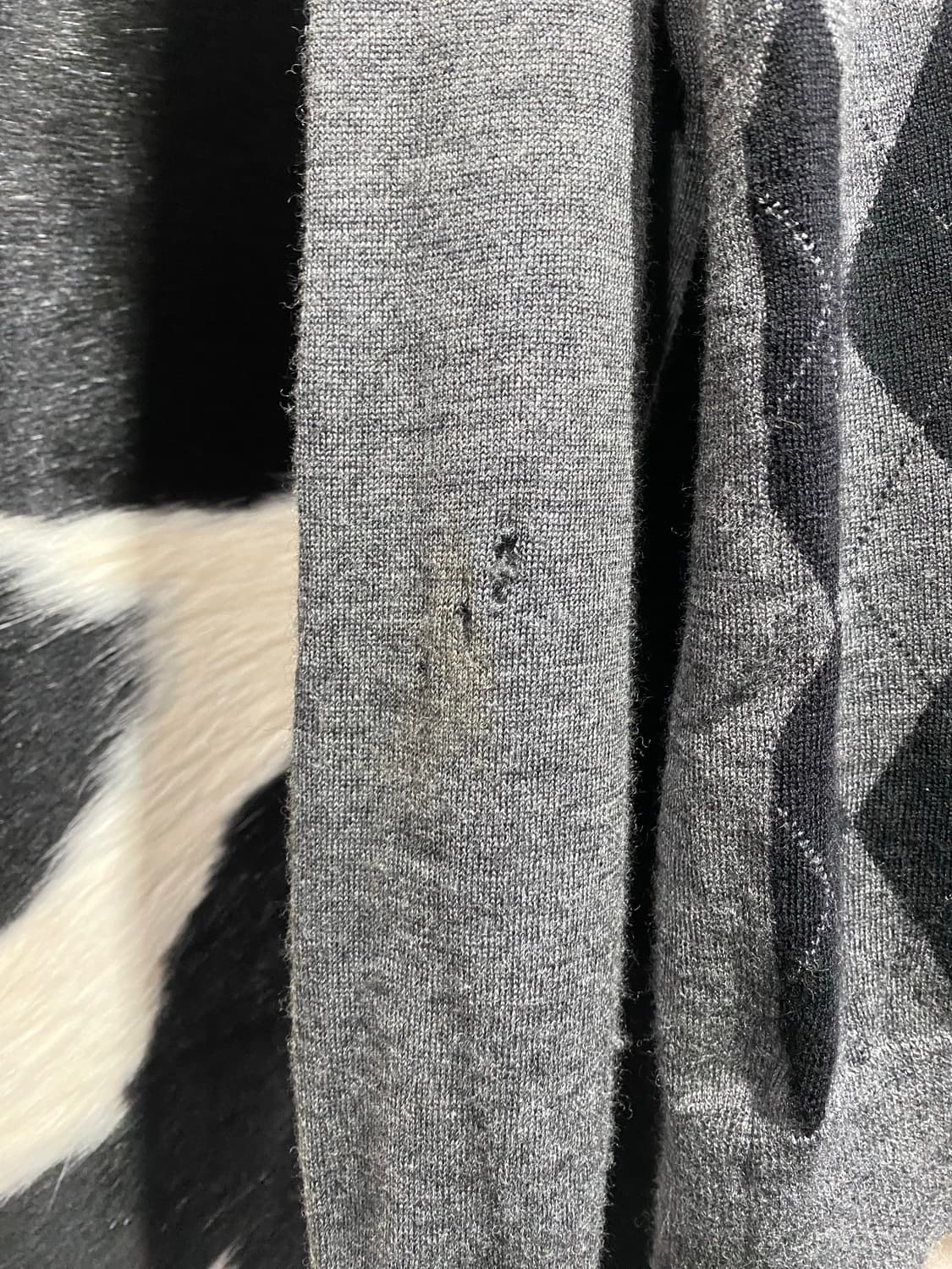 Plus one 아가일 패턴 브이넥 가디건 상품이미지5