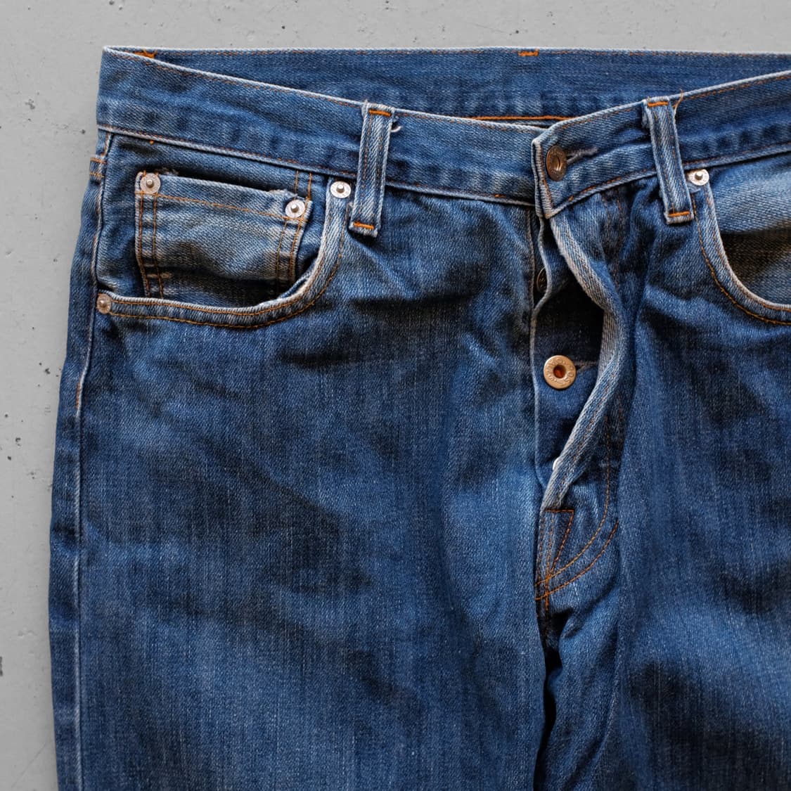 Made In USA Post Overalls Denim Pants 상품이미지3