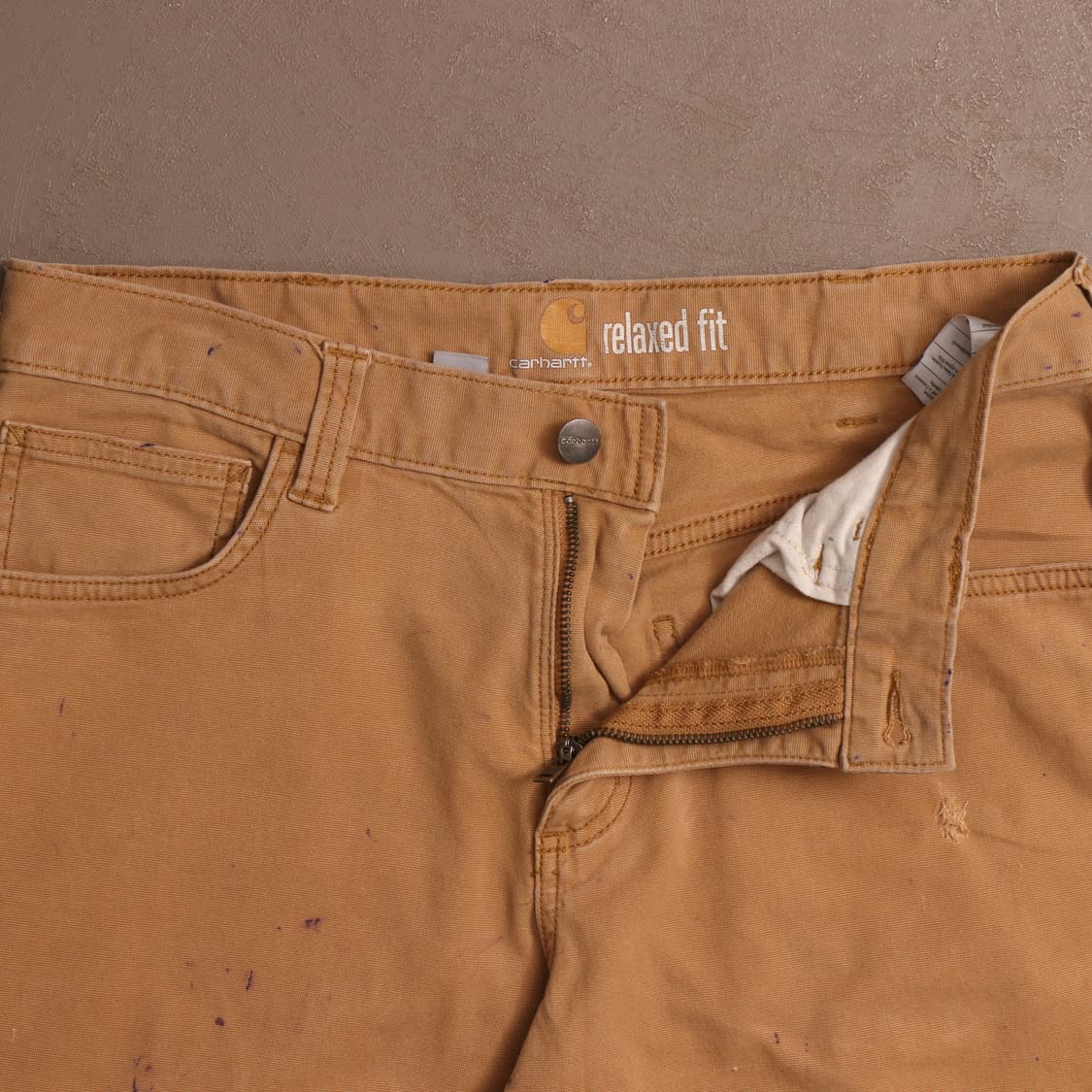 칼하트 헤비코튼 워크팬츠 A1823 상품이미지3