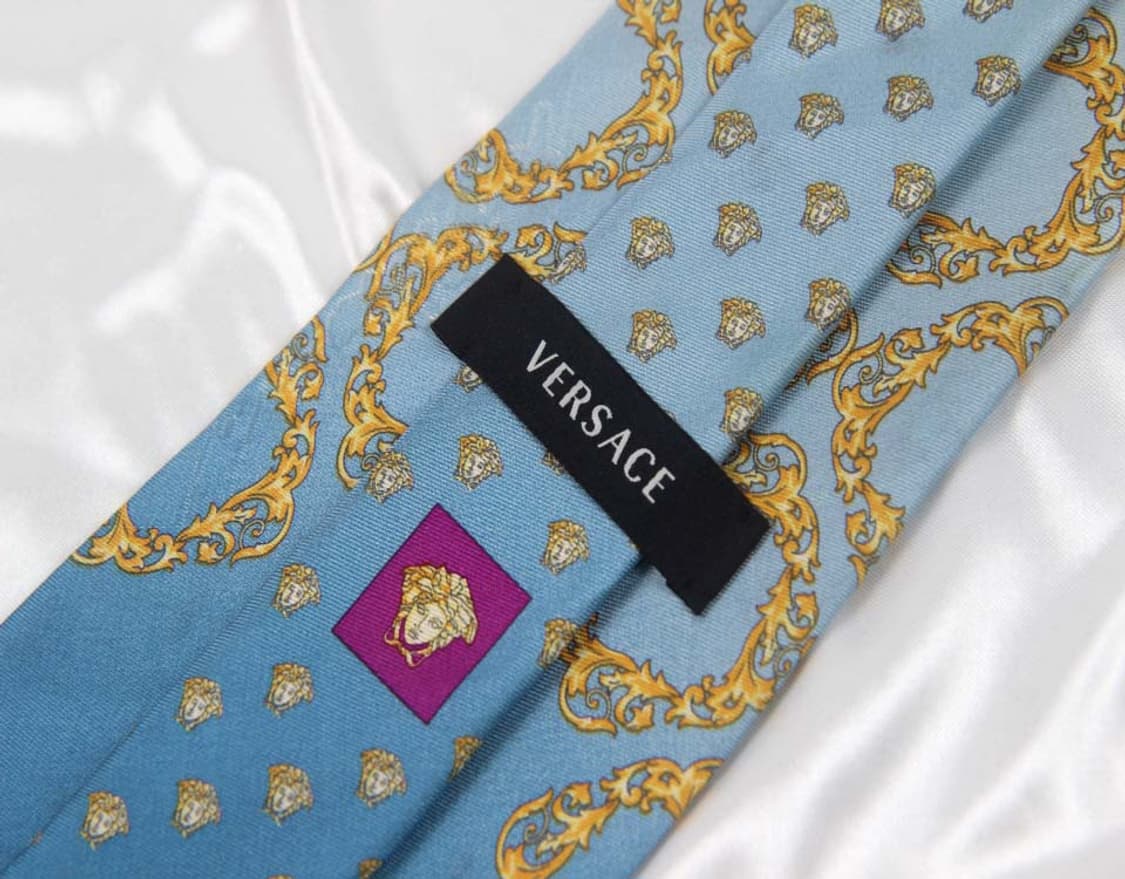 베르사체 9cm A등급 메두사 남자 명품 넥타이 상품이미지3