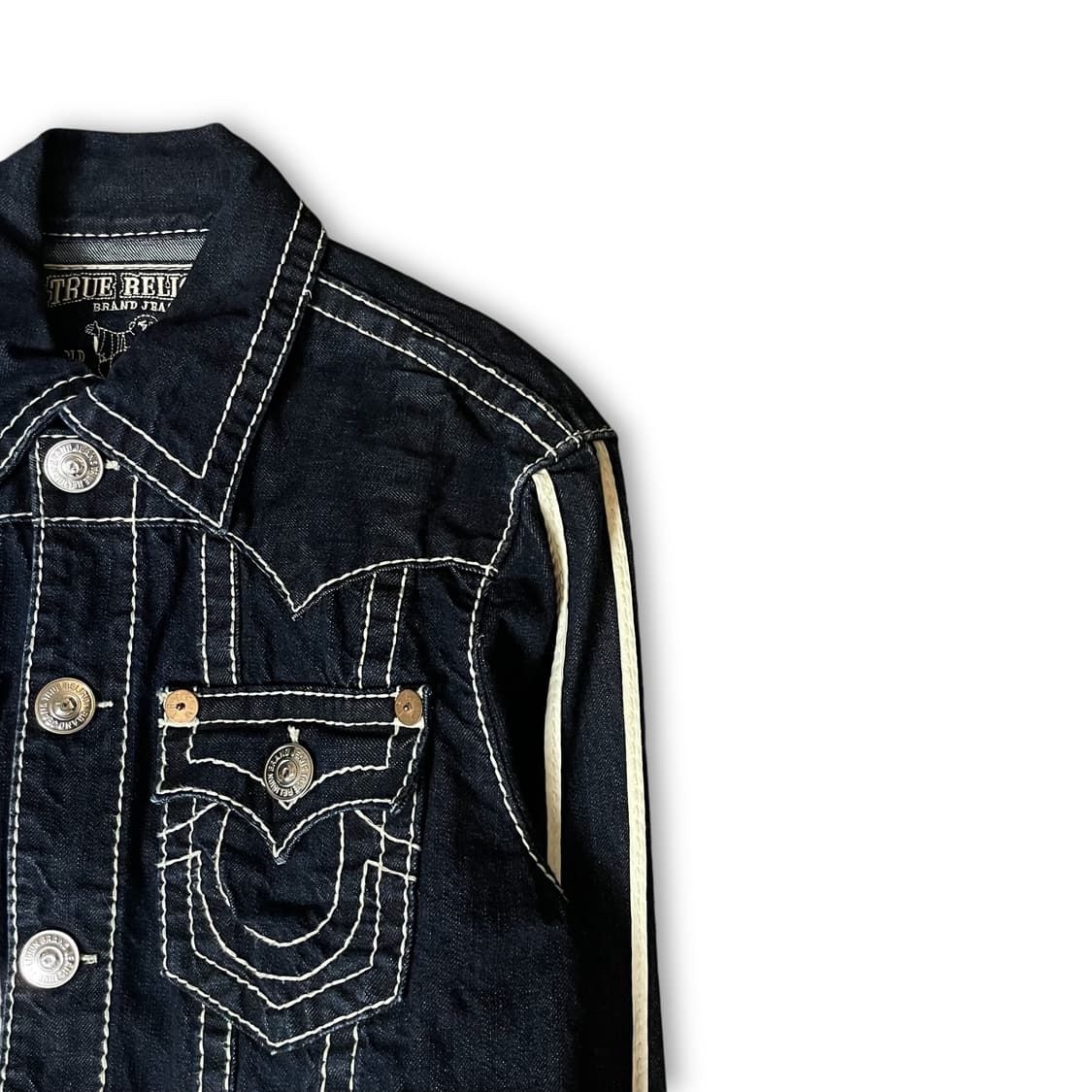 트루릴리젼 진청 스티치 데님 자켓 M 상품이미지2