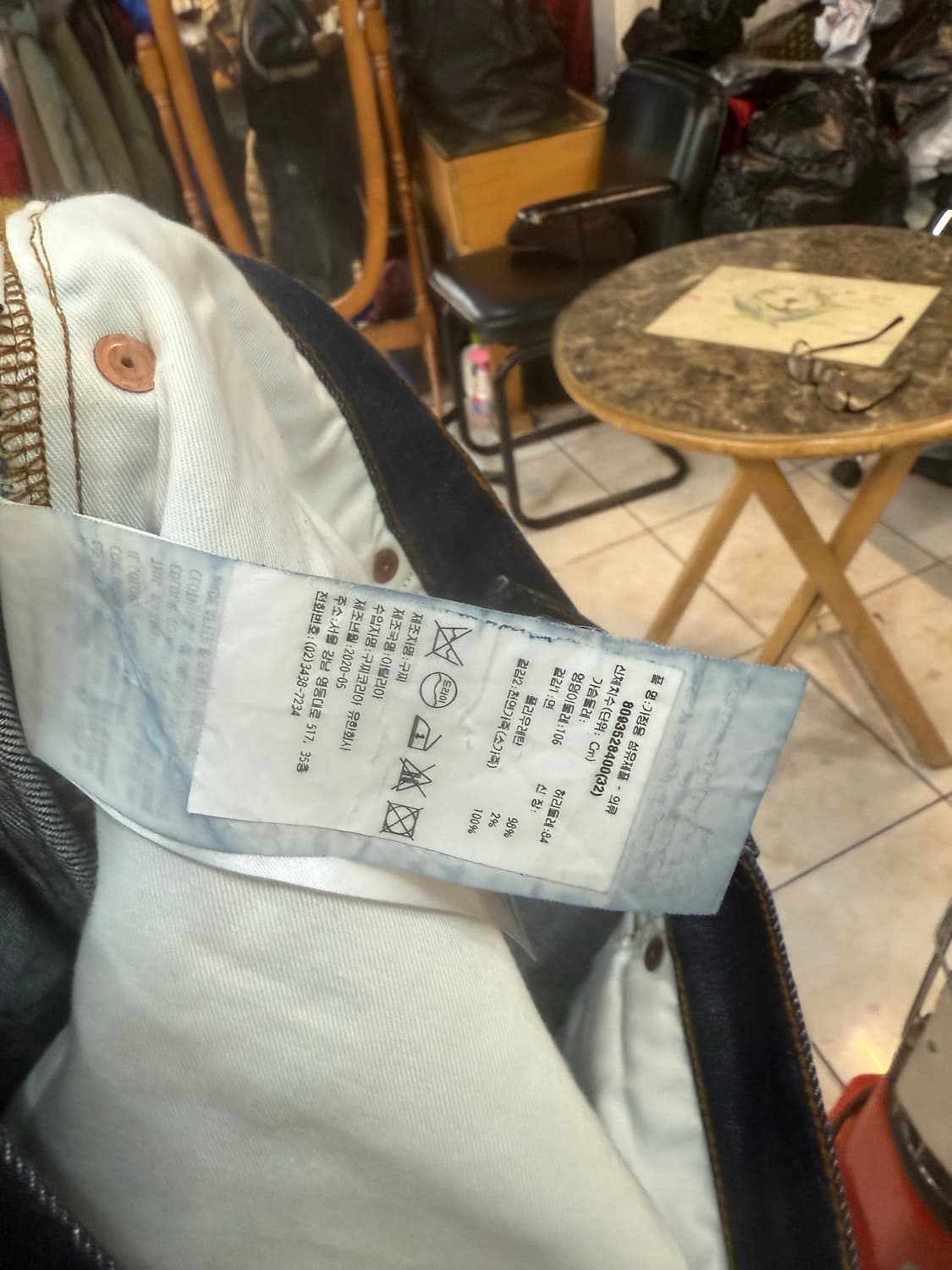 32/20ss 정품 구찌 데님팬츠 팝니다 상품이미지7