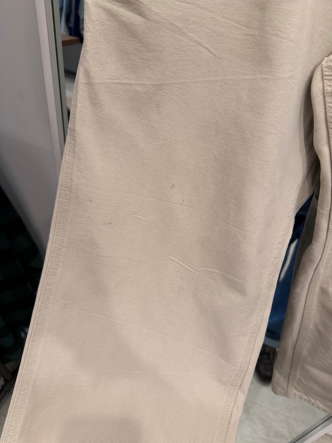 90s Carhartt 칼하트 덕 캔버스 싱글니 카펜터 워크 팬츠 USA 상품이미지8