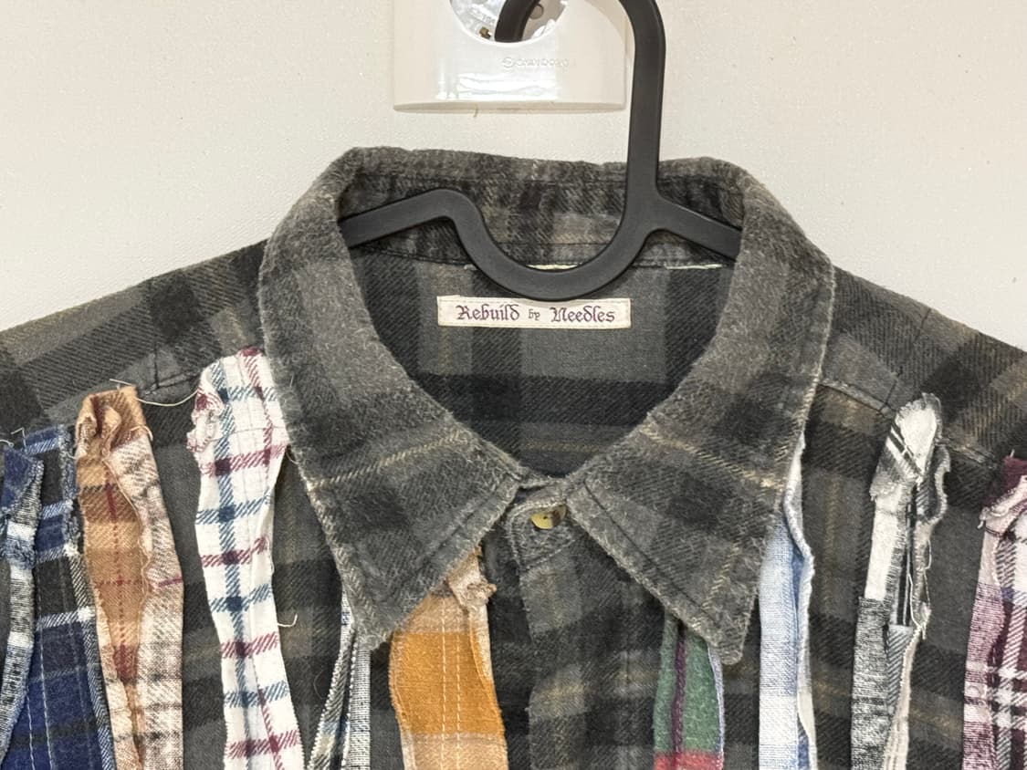 Rebuild By Needles Flannel Shirt Ribbon  상품이미지3