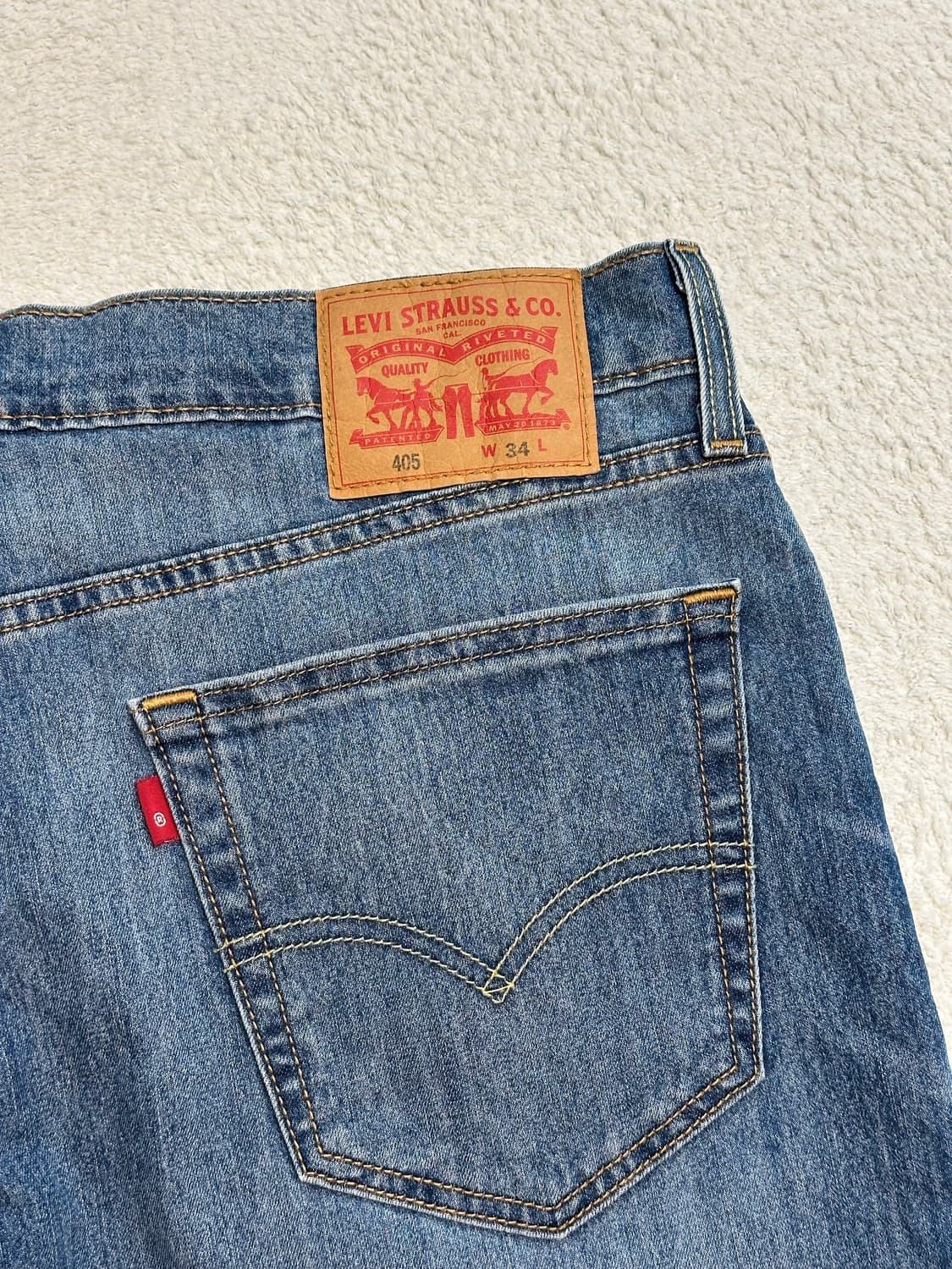 리바이스 405 버뮤다 데님팬츠 반바지 상품이미지4