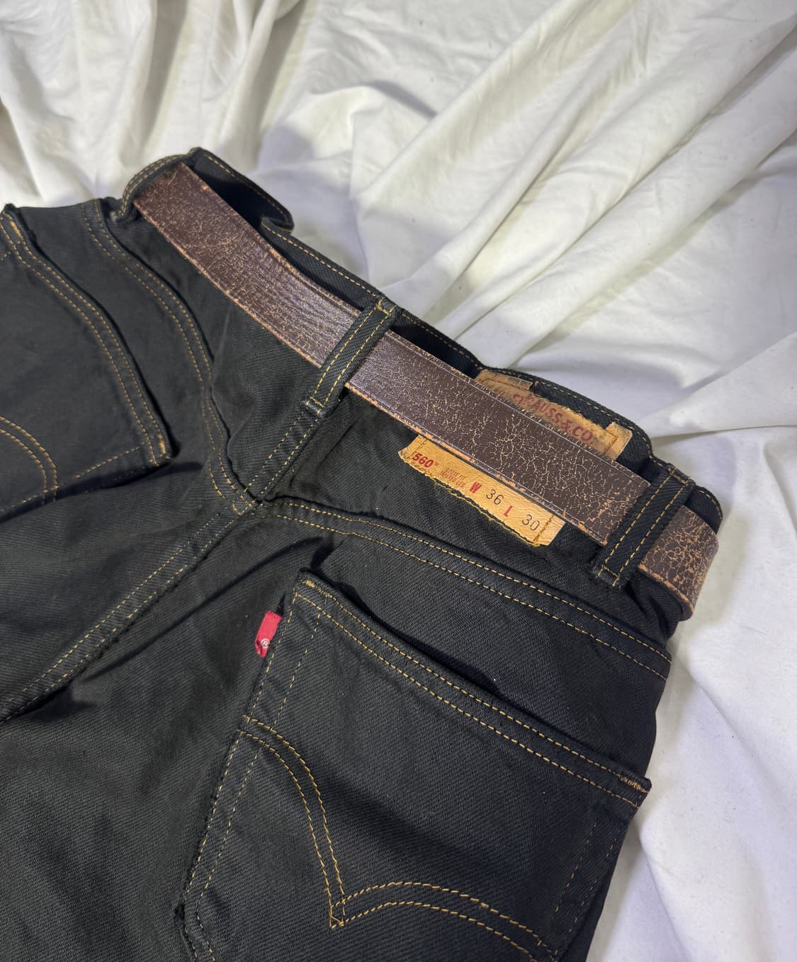 Elle 하트 버클 레더 벨트 상품이미지2