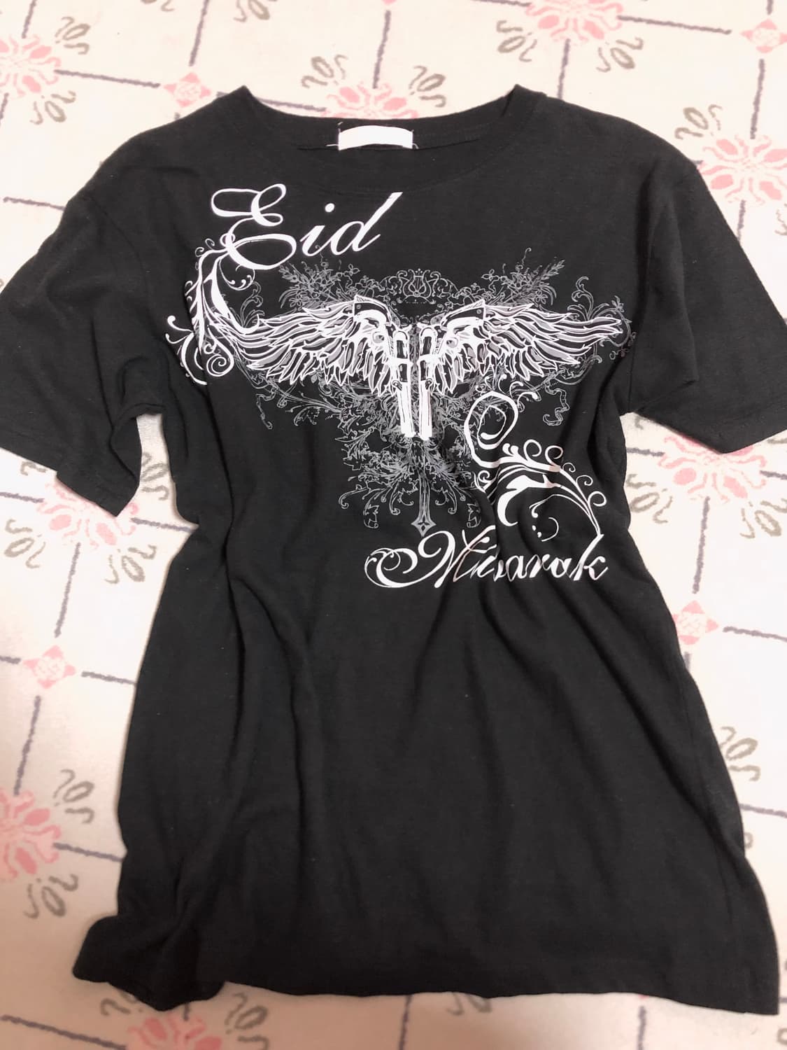 빈티지 반팔 펑크 고스 갸루 그래픽 vintage top 상품이미지1