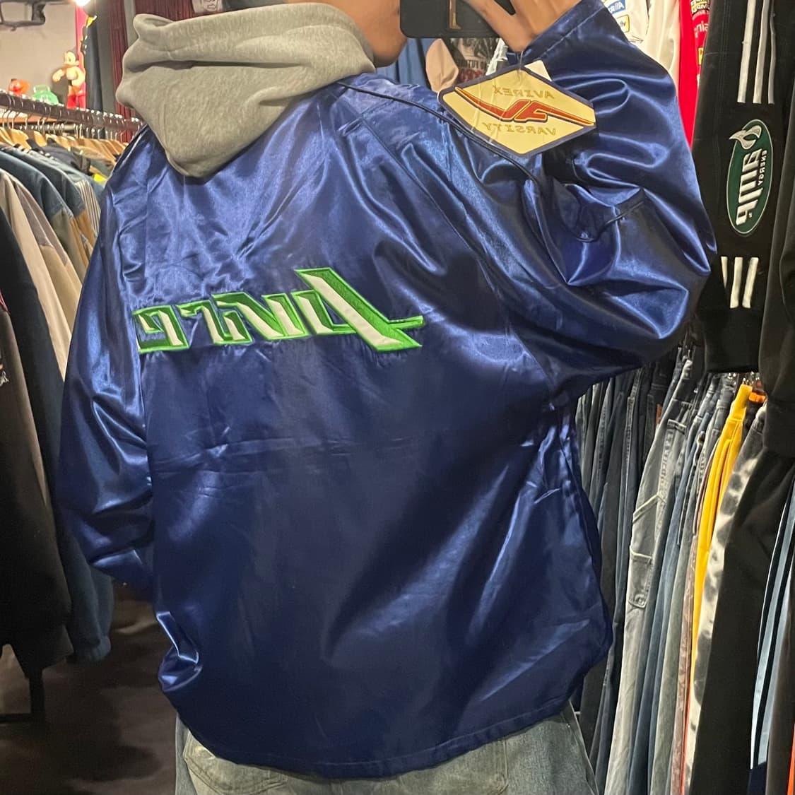 [IM] AVIREX 아비렉스 블루 코치자켓 상품이미지6