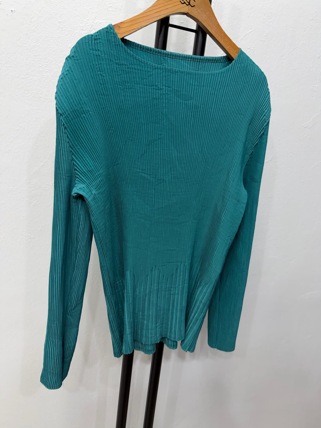 정품) 플리츠미 긴팔 티셔츠 그린 F 상품이미지2