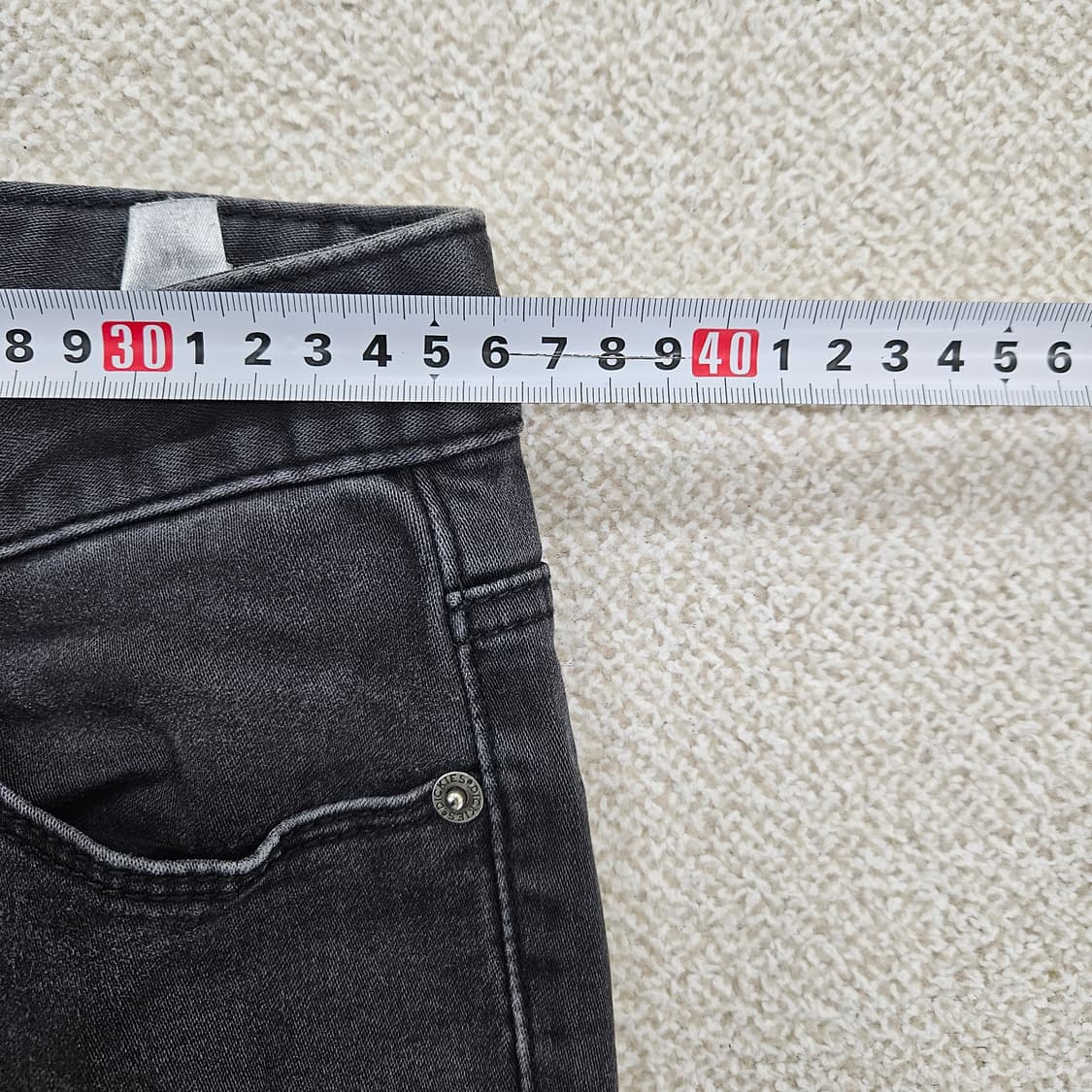 [27] 디키즈 워크웨어 블랙 데님 팬츠 1204JM1 상품이미지5