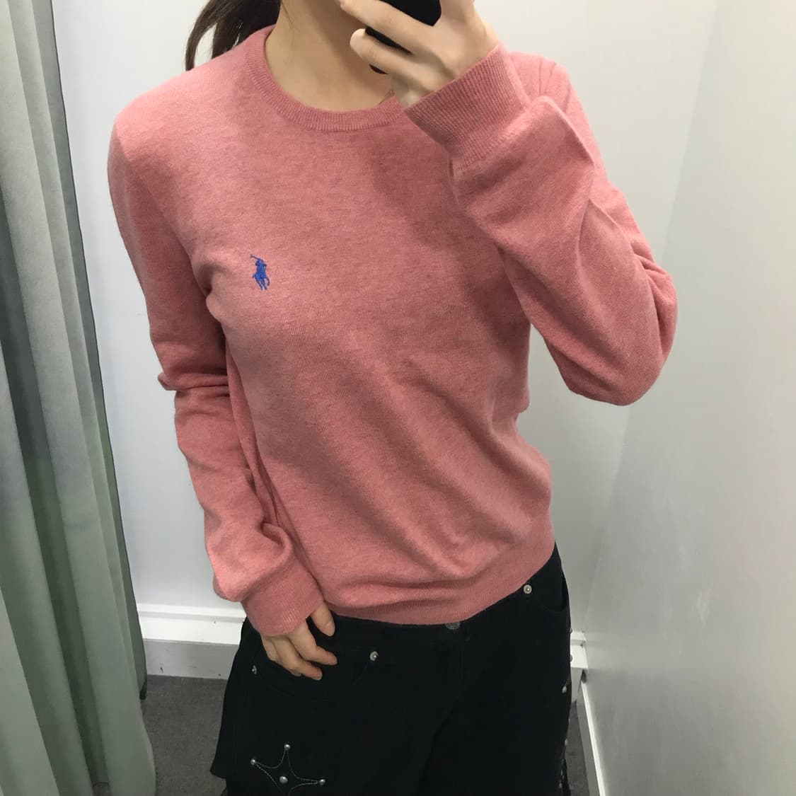 폴로 핑크 니트 상품이미지2